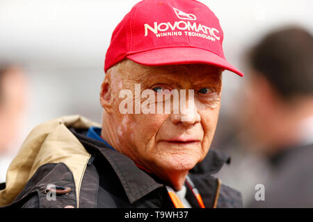 Monte Carlo, Monaco. 21. Mai 2015. Motorsport: FIA Formel Eins-Weltmeisterschaft 2015, Grand Prix von Monaco, Niki Lauda (AUT, MERCEDES AMG PETRONAS F1 Team), | Verwendung der weltweiten Kredit: dpa/Alamy leben Nachrichten Stockfoto