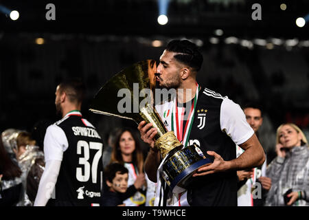 Emre kann (Juventus) während Erie der Italienischen eine "Übereinstimmung zwischen Juventus 1-1 Atalanta bei der Allianz Stadion am 19. Mai 2019 in Turin, Italien. (Foto von Maurizio Borsari/LBA) Stockfoto