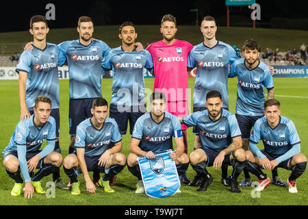 Kogarah, Australien. 21 Mai, 2019. Sydney FC Mannschaft schoss während der AFC Champions League Match zwischen Sydney FC und Kawasaki Frontale bei Jubiläum Stadium, Kogarah, Australien am 21. Mai 2019. Foto von Peter Dovgan. Nur die redaktionelle Nutzung, eine Lizenz für die gewerbliche Nutzung erforderlich. Keine Verwendung in Wetten, Spiele oder einer einzelnen Verein/Liga/player Publikationen. Credit: UK Sport Pics Ltd/Alamy leben Nachrichten Stockfoto