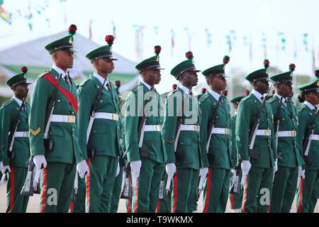 Nigeria militärischen Paraden Stockfoto