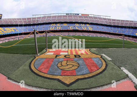 18. Mai 2019, Camp Nou, Barcelona, Spanien; Betfred Super League, Runde 15, Katalanen Drachen vs Wigan Warriors; eine allgemeine Ansicht des Camp Nou Credit: Mark Cosgrove/News Bilder Stockfoto