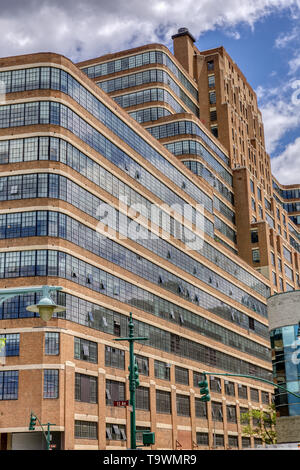 Starrett-Lehigh Gebäude, 1931, Chelsea, Manhattan, einem frühen Klassiker der internationalen modernistischen Architektur, New York, New York, USA. Stockfoto