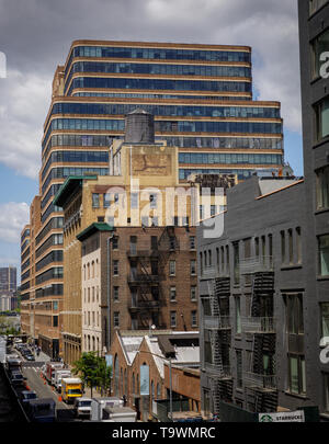 Starrett-Lehigh Gebäude, 1931, Chelsea, Manhattan, einem frühen Klassiker der internationalen modernistischen Architektur, New York, New York, USA. Stockfoto