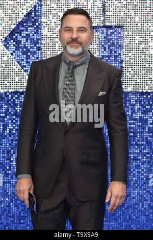 David Walliams während der ROCKETMAN UK Premiere im Odeon Luxe Leicester Square in London gesehen. Stockfoto