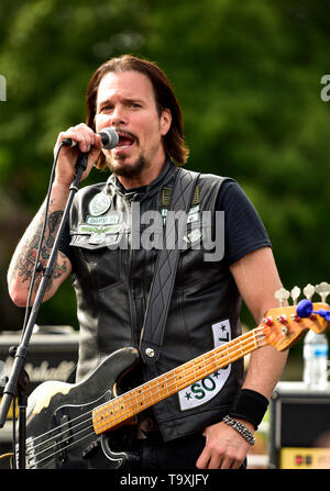 Mai 5, 2019, Encino, Kalifornien, Schauspieler/Musiker Sean McNabb auf der Bühne des 2019 Fahrt für Ronnie Benefizkonzert in Los Encinos State Historic Park. Stockfoto