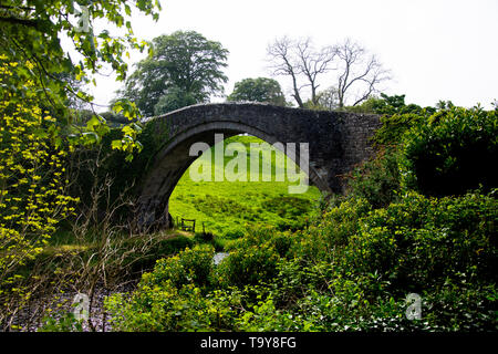 Ein Spaziergang um in Alloway Ayrshire der Geburtsort von Robert (rabbie) brennt. Stockfoto