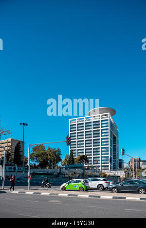 Israel, Tel Aviv-Yafo - 08 März 2019: Matkal Turm Stockfoto