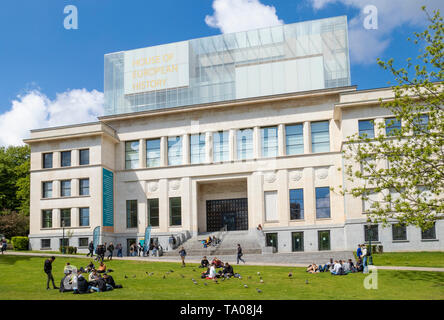 Das Haus der Europäischen Geschichte in der Eastman Gebäude europäischen Viertel, Leopold Park Brüssel, Belgien, EU, Europa Stockfoto