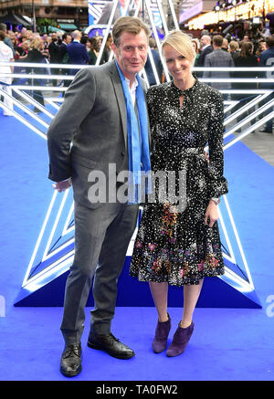 Jason Flemyng und Elly Fairman an der Rocketman UK Premiere, im Odeon Luxe, Leicester Square, London. Bild Datum: Montag, 20. Mai 2019. Siehe PA Geschichte showbiz Rocketman. Foto: Ian West/PA-Kabel Stockfoto