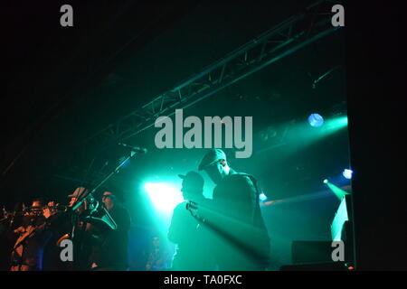 Fat Freddy's Drop durchführen bei Debaser Strand, Stockholm, Schweden, 2013 Stockfoto