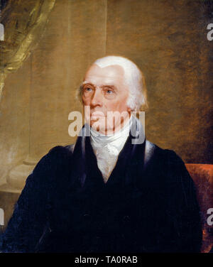 James Madison, portrait Gemälde von Chester Harding C. 1829 Stockfoto