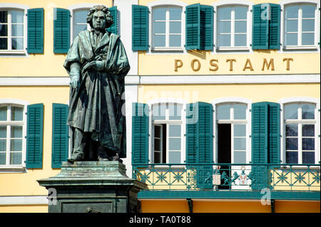 Der Beethoven Denkmal, Bonn, Nordrhein-Westfalen, Deutschland, Europa Stockfoto