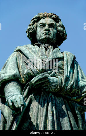 Der Beethoven Denkmal, Bonn, Nordrhein-Westfalen, Deutschland, Europa Stockfoto