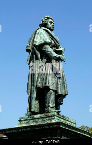 Der Beethoven Denkmal, Bonn, Nordrhein-Westfalen, Deutschland, Europa Stockfoto