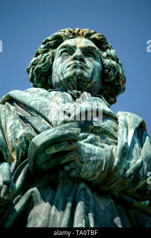 Der Beethoven Denkmal, Bonn, Nordrhein-Westfalen, Deutschland, Europa Stockfoto