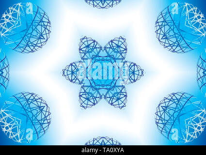 Hintergrund mit abstrakten Formen der Linien Stockfoto