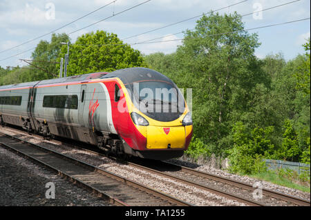 Jungfrau pendolino express Personenzug Stockfoto