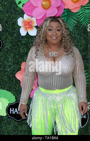 Los Angeles, CA, USA. 20 Mai, 2019. Temmora Abgabe bei der Ankunft für die Lebensdauer des Sommer Luau, W Los Angeles Wet Deck, Los Angeles, CA - 20. Mai 2019. Credit: Priscilla Grant/Everett Collection/Alamy leben Nachrichten Stockfoto