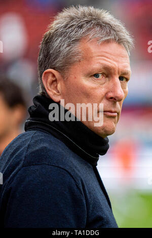 UTRECHT, 21-05-2019, Stadion Galgenwaard, Saison 2018 / 2019, Utrecht - Herakles, der niederländischen Eredivisie Fußball europäischen Play-offs, Heracles Trainer Trainer Frank Wormuth Stockfoto