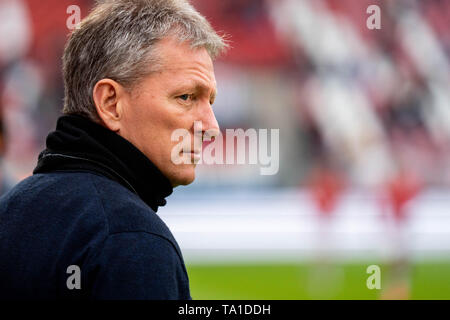 UTRECHT, 21-05-2019, Stadion Galgenwaard, Saison 2018 / 2019, Utrecht - Herakles, der niederländischen Eredivisie Fußball europäischen Play-offs, Heracles Trainer Trainer Frank Wormuth Stockfoto