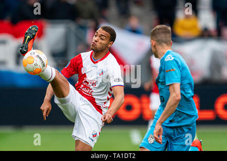 UTRECHT, 21-05-2019, Stadion Galgenwaard, Saison 2018 / 2019, Utrecht - Herakles, der niederländischen Eredivisie Fußball europäischen Play-offs, Utrecht player Cyriel Dessers (l) Stockfoto