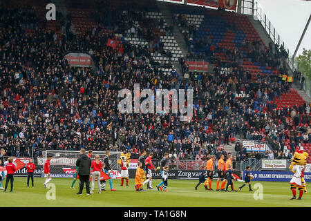 UTRECHT, 21-05-2019, Stadion Galgenwaard, Saison 2018 / 2019, Utrecht - Herakles, der niederländischen Eredivisie Fußball europäischen Play-offs, (3-0) Atmosphäre im Stadion Stockfoto