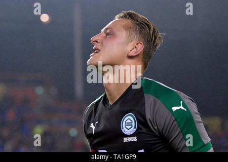 Arnheim, 21-05-2019, niederländischen Eredivisie GelreDome, Saison 2018 - 2019 FC Groningen player Kaj Sierhuis nach dem Spiel Vitesse - FC Groningen 3-1 enttäuscht Stockfoto