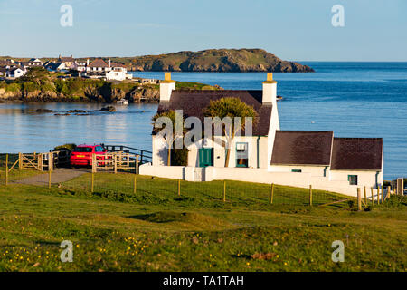 Bull Bay ANGLESEY Wales 12. Mai 2019 kleinen Hafen bei Bull Bay im Norden der Insel Anglesey Stockfoto