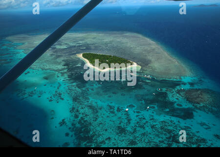 Green Island, tropischen Insel im Great Barrier Reef, Australien Stockfoto