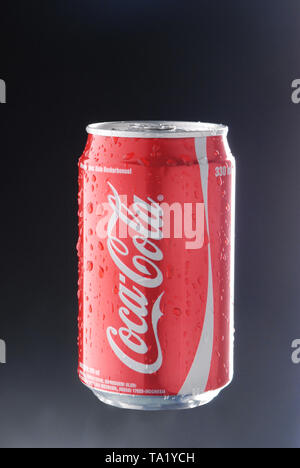 Coca Cola Dose Stockfoto