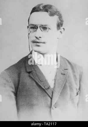 Christian Morgenstern (1871-1914), ein deutscher Schriftsteller. Stockfoto