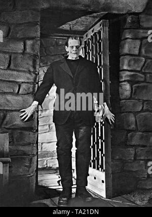 Boris Karloff als Monster im Film 'Frankenstein', Regie: James Whale, USA 1931. Stockfoto