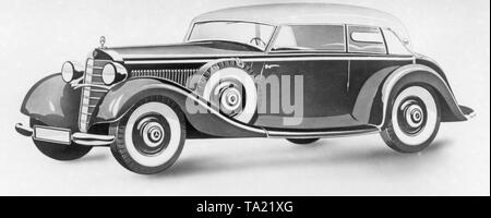 Mercedes Benz Typ 200 Cabriolet 'B'. Stockfoto