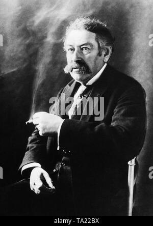 Aristide Briand (1862-1932), französischer Premierminister und Außenminister. 1926 wurde ihm der Friedensnobelpreis verliehen. Stockfoto