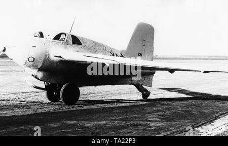 Jet fighter - Messerschmitt Me 163 Stockfoto