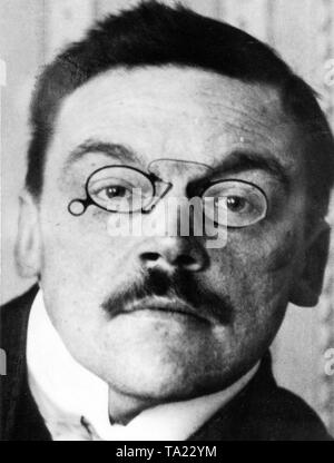 Ludwig Thoma (1867-1921), deutscher Schriftsteller und Redakteur des 'Simplicissimus'. Stockfoto