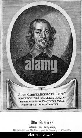 Otto-von-Guericke-Universität, deutscher Physiker, die atmosphärischen und elektrische Prozesse untersucht. Stockfoto