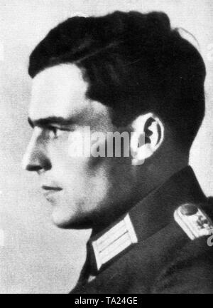 Claus Schenk Graf von Stauffenberg (1907-1944), deutscher Offizier und Widerstandskämpfer. Stockfoto