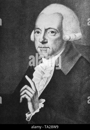 Adam Smith (1723-1790), ein schottischer Ökonom. Stockfoto