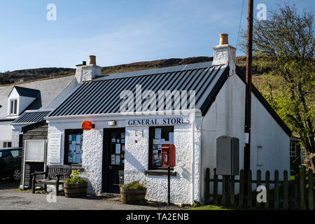 Glendale allgemeiner Handel und Post, Skye, Schottland. Stockfoto