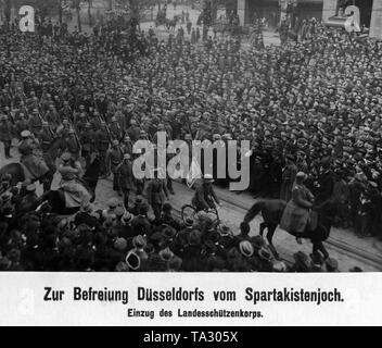 Unterdrückung des Rates Bewegung 1919, November Revolution 1918 - 1919, Deutschland Stockfoto