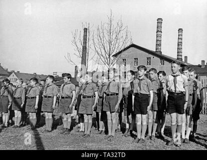 Sudetendeutsche Jugend im Mai 1938. Stockfoto