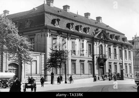 Das Kammergericht (Kammer Gericht) in der Lindenstraße in Kreuzberg in Berlin. Heute beherbergt das Jüdische Museum. Es ist das älteste Gebäude in Kreuzberg. Stockfoto