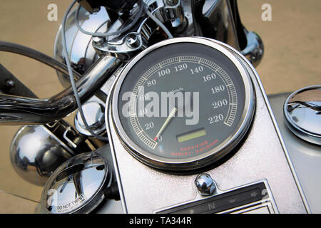 Harley-Davidson Motorrad detail Stockfoto