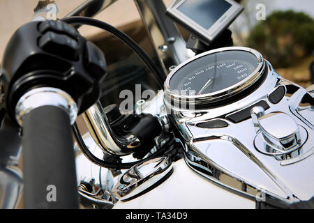 Harley-Davidson Motorrad detail Stockfoto