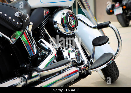Harley-Davidson Motorrad detail Stockfoto