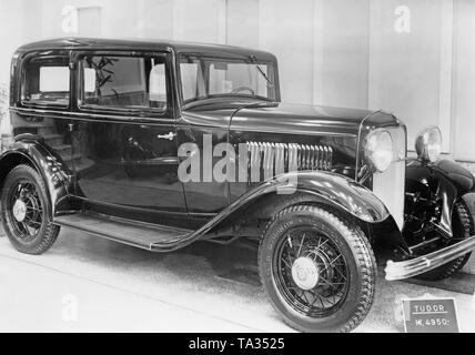 Ford Modell A Tudor Sedan, 1932 erbaut. Stockfoto