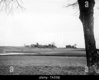 Die neue deutsch-polnischen Grenze zwischen Polen und dem Deutschen Reich lief auch entlang der Westpreußischen, der Deutschland blieb. Stockfoto