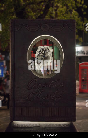 Agathy Christie Memorial in London Stockfoto