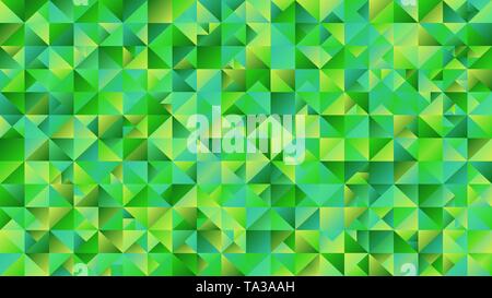Abstrakt Grün geometrischen Mosaik Dreieck Webseite Hintergrund Stock Vektor